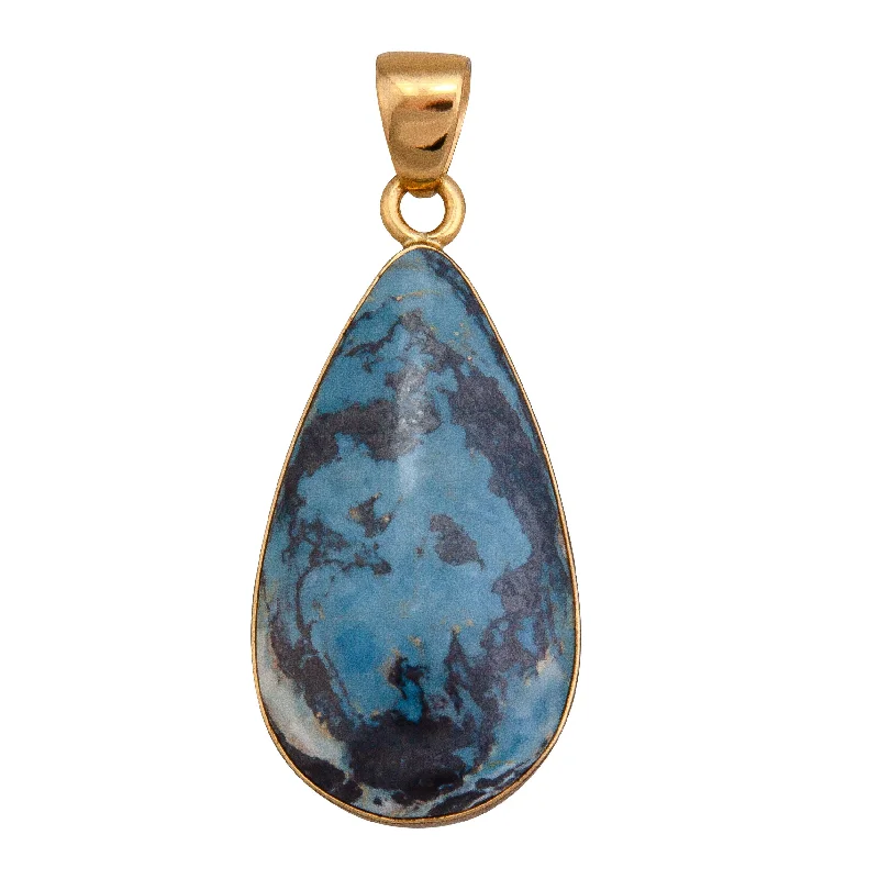 Alchemia Aztec Lapis Teardrop Pendant