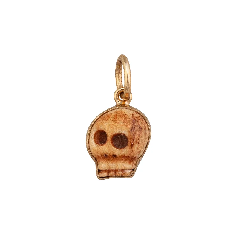 Alchemia Bone Skull Charm Pendant