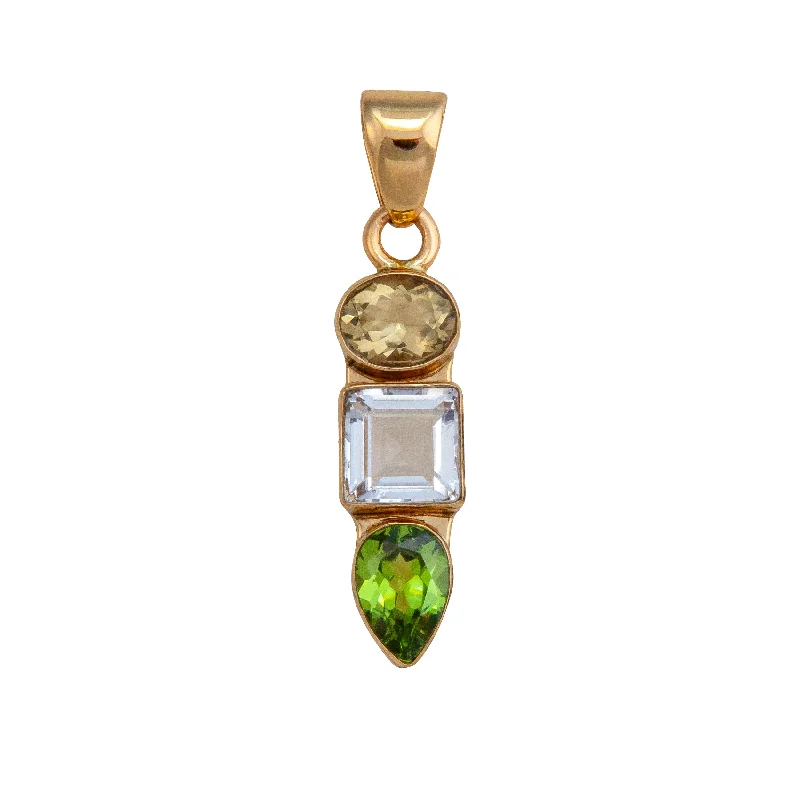 Alchemia Multi-Gemstone Pendant