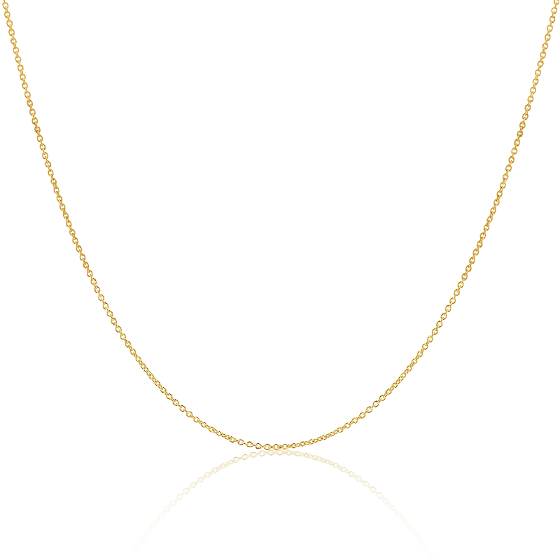 14K Gold Cable Chain Necklace