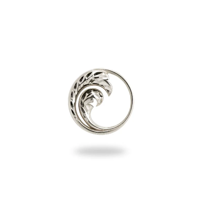 Nalu Charm/Pendant in Sterling Silver - 18mm