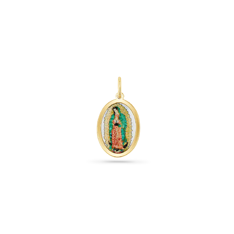 Ornate Virgin Mary Charm