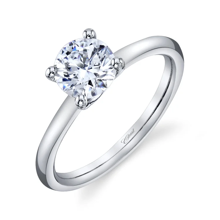 14 KT White Gold Engagement Ring