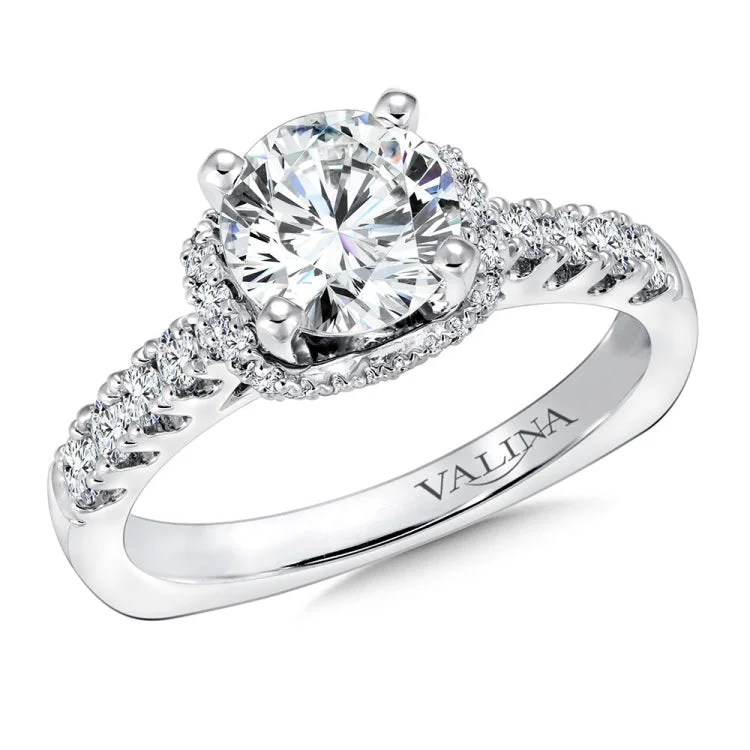 Halo Style Diamond Engagement Ring