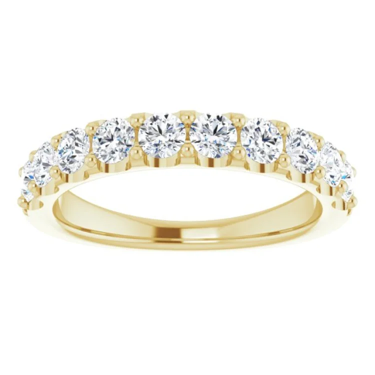 14K Yellow 1 CTW Natural Diamond Anniversary Band