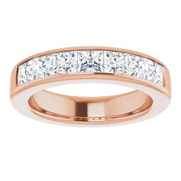 14K Rose 2 3/4 CTW Natural Diamond Band