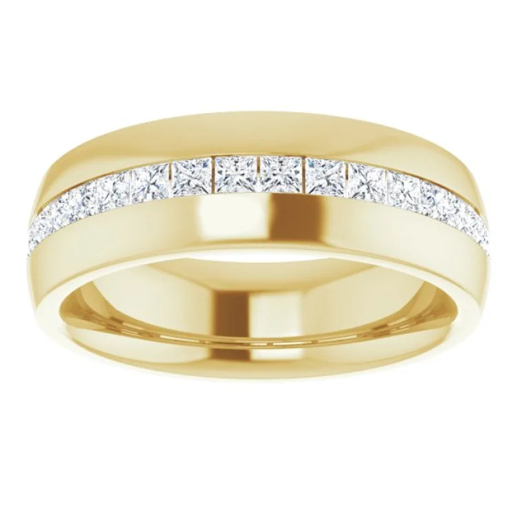 14K Yellow 1 CTW Diamond Band