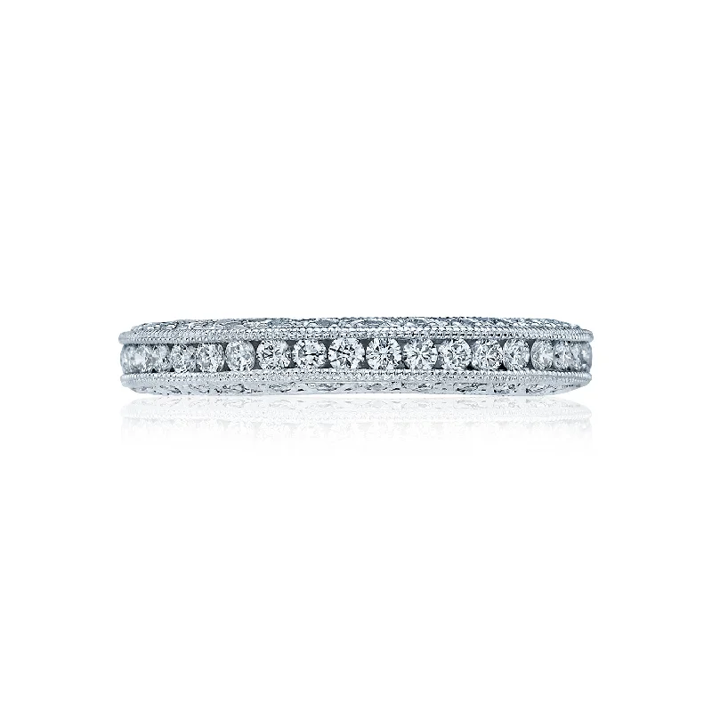 Tacori Classic Crescent Channel Set Wedding Eternity Band