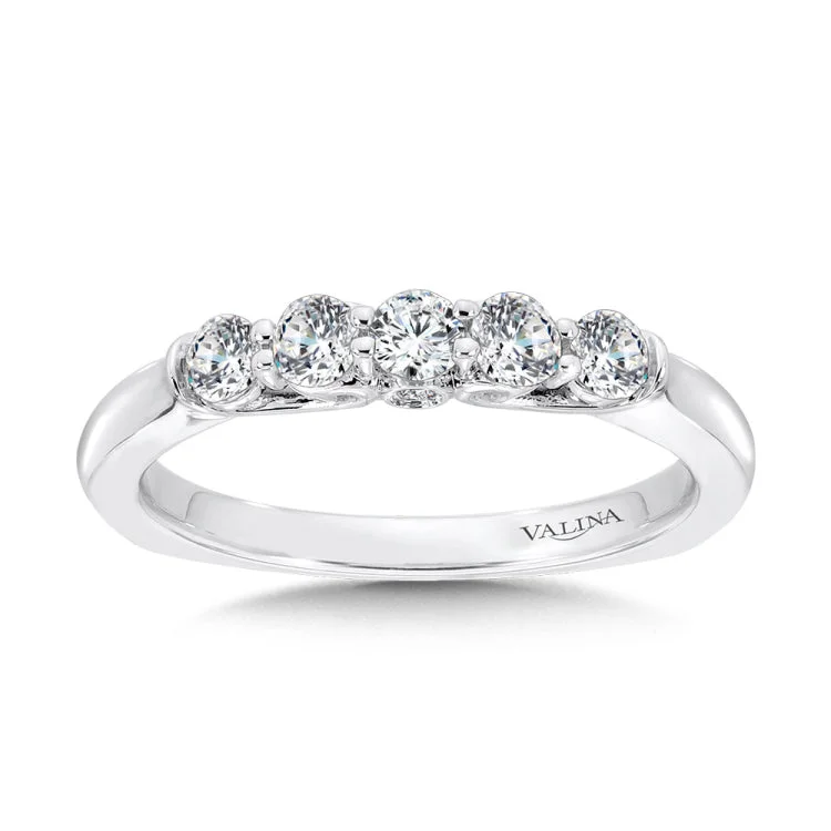 Five-Stone Diamond Wedding Band