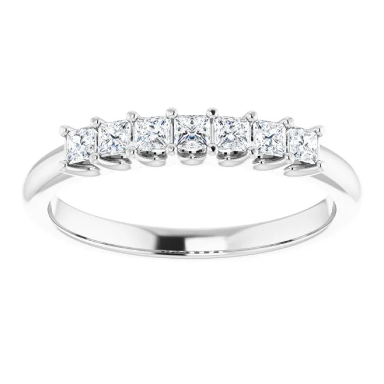 14K White 1/3 CTW Natural Diamond Anniversary Band