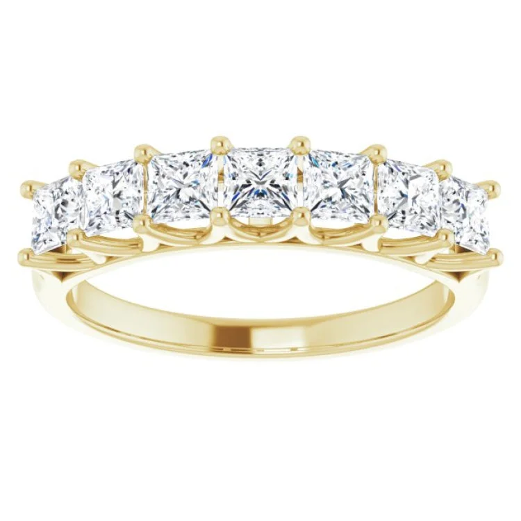 14K Yellow 1 1/8 CTW Natural Diamond Anniversary Band