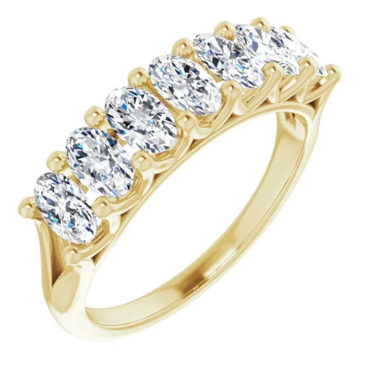 14K Yellow 1 3/4 CTW Natural Diamond Anniversary Band