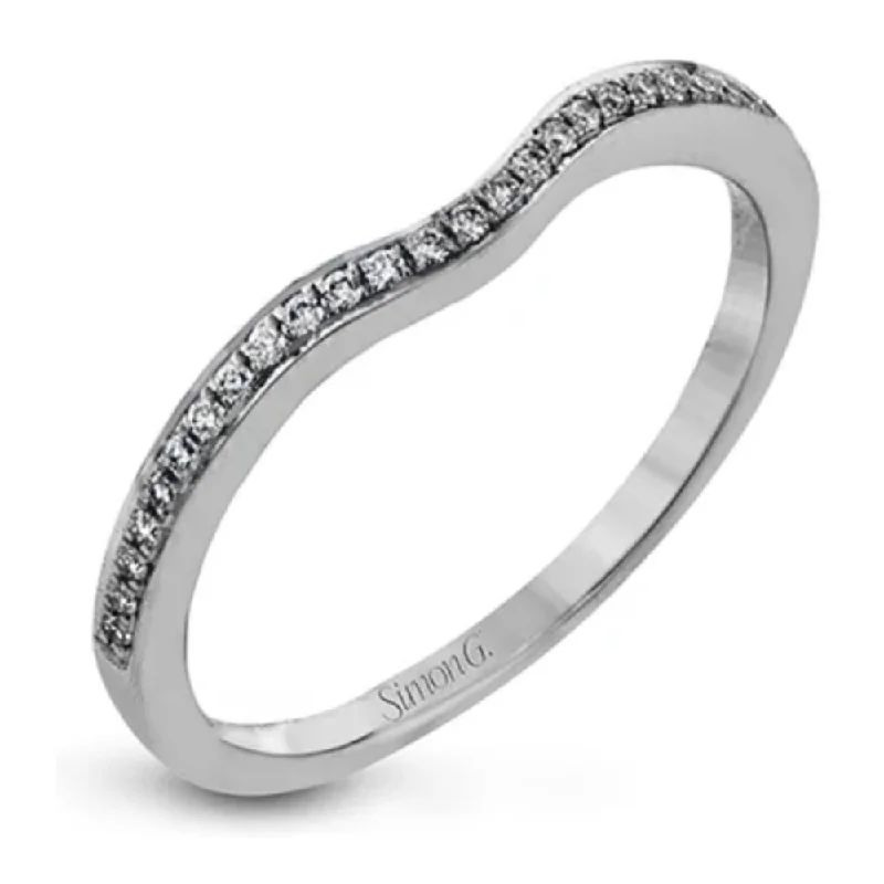 Simon G Contoured Wedding Band