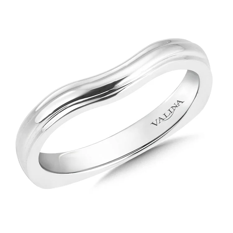 True fit matching diamond wedding band and a beautiful reminder of that special day for years to come.