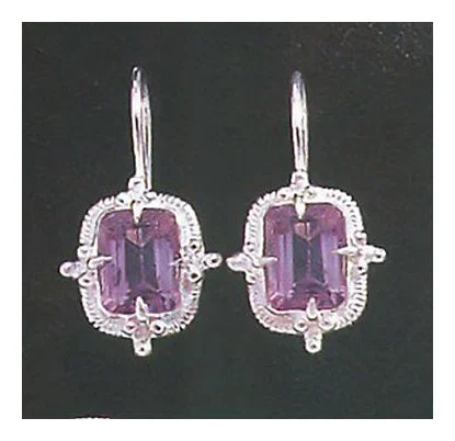 Amy Amiable Amethyst Earrings