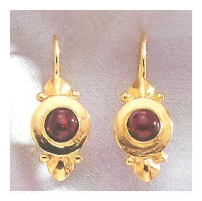 Ostia Garnet Earrings