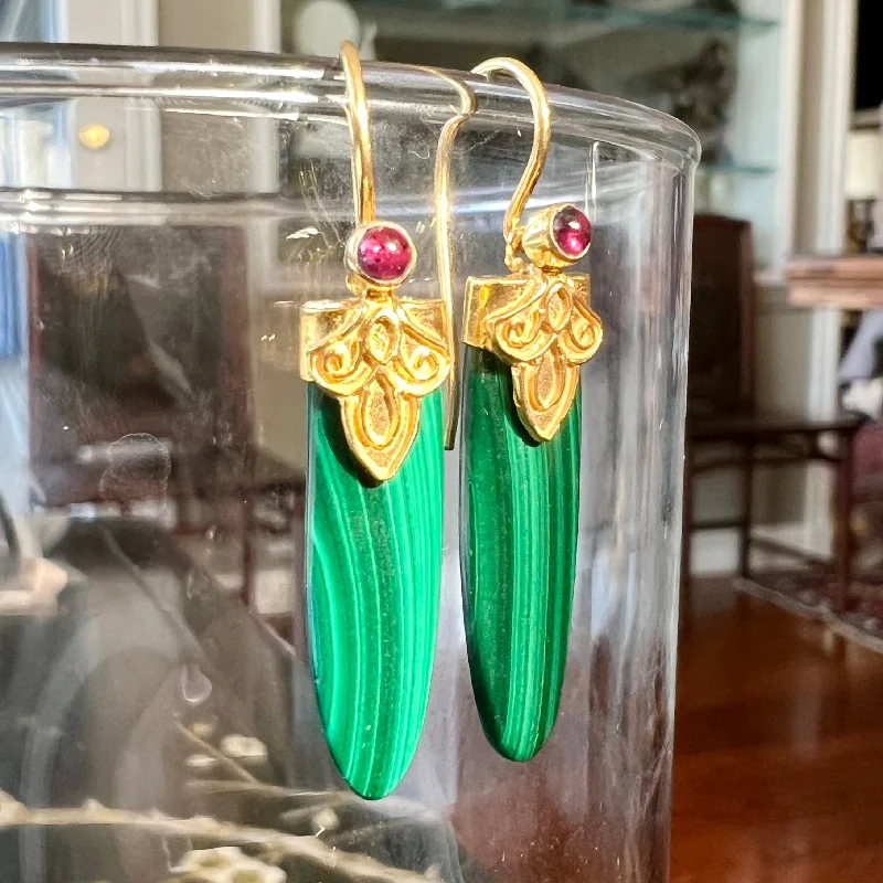 Sokoto Malachite Earrings