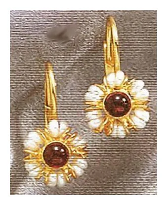 Sweet Adeline Garnet Earrings