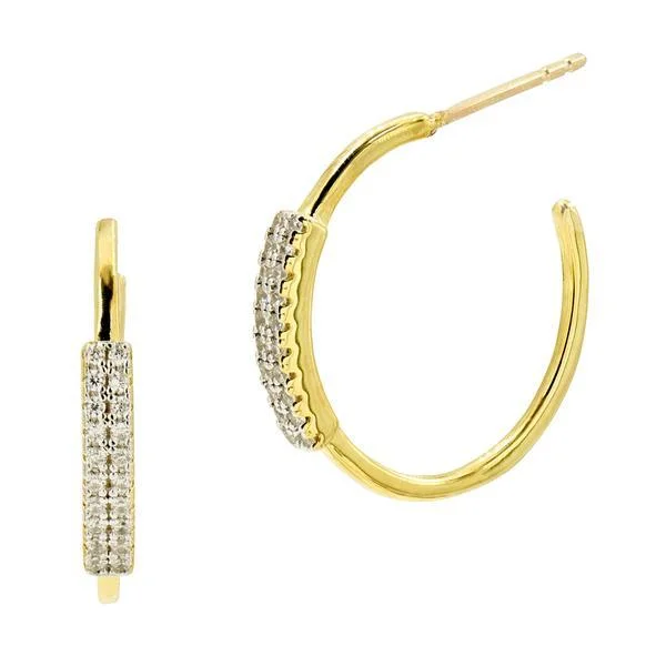 Freida Rothman Sleek as a Fox Hoop Earrings