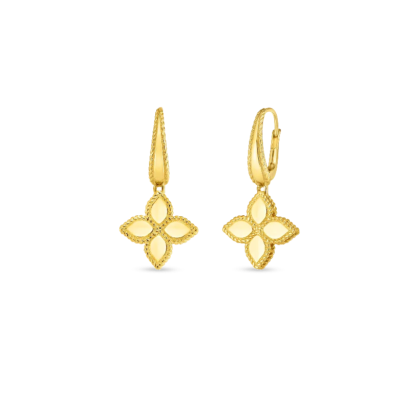 Roberto Coin 18K Yellow Gold Flower Earrings