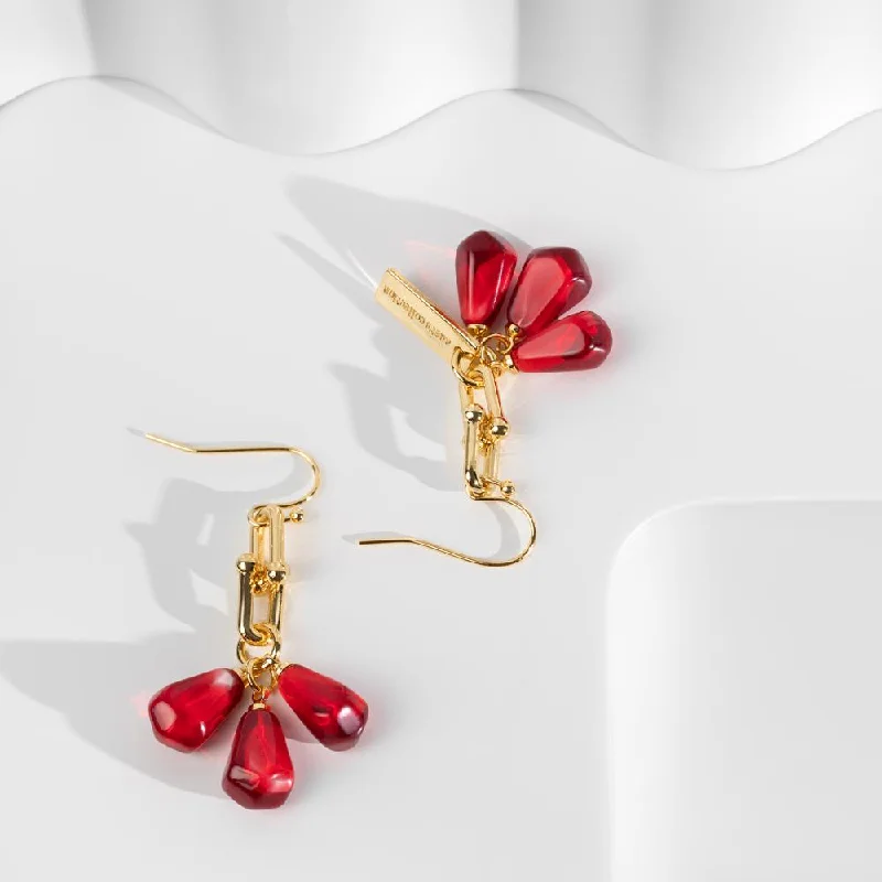 Pomegranate Seeds Earrings