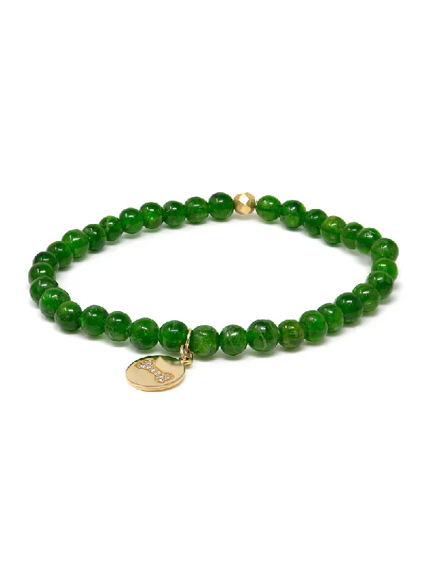 Bohème Dog Bone Green Bracelet