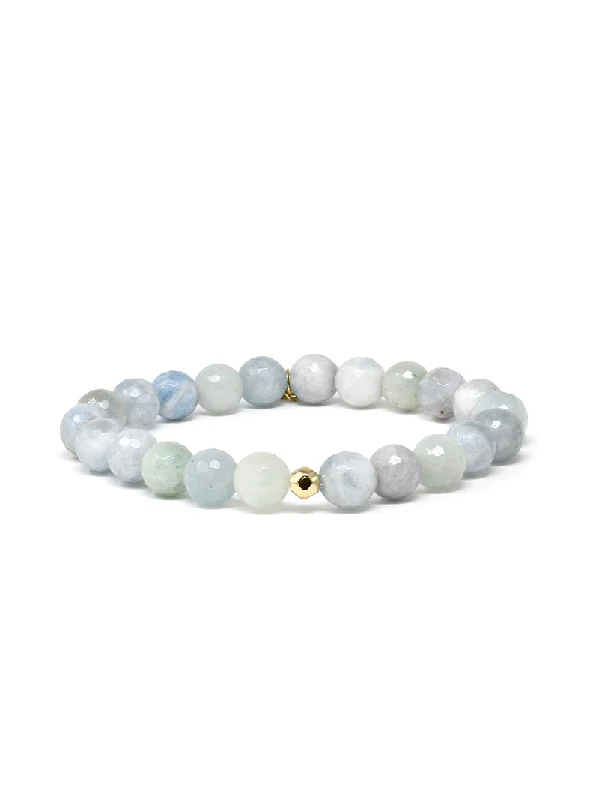 Bohème Faceted Aquamarine Bracelet