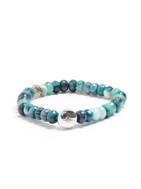 Bohème Fiji Blue Agate Bracelet