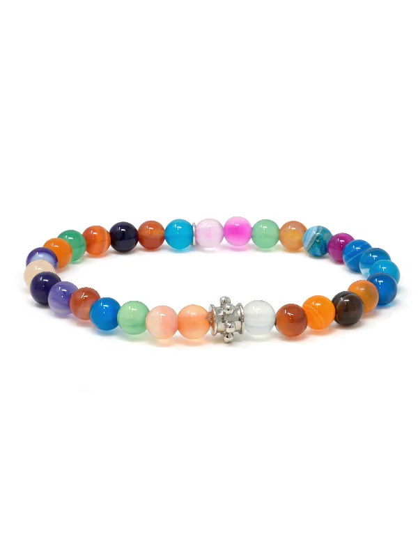 Bohème Multicolor Agate Bracelet