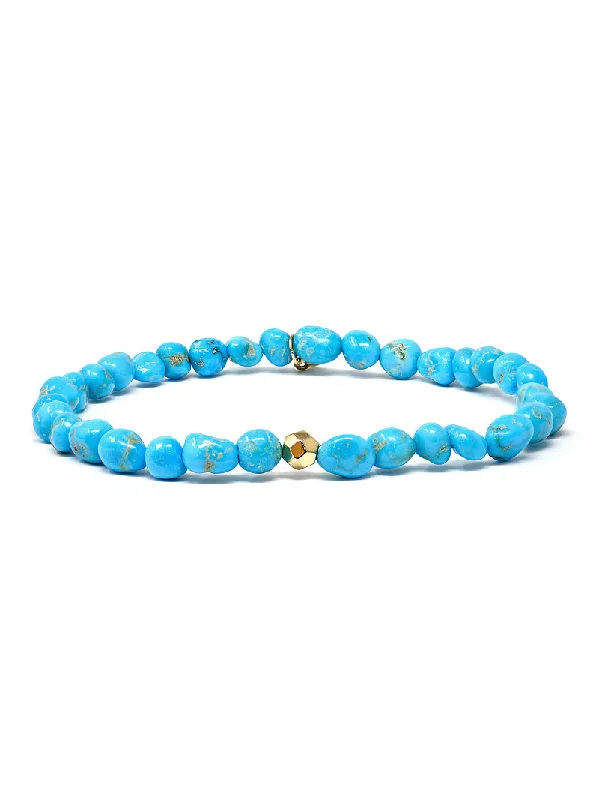 Bohème Sleeping Beauty Turquoise Nugget Bracelet