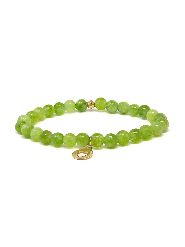 Bohème Smooth Peridot Bracelet