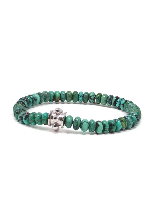 Bohème Turquoise Rondelle Bracelet