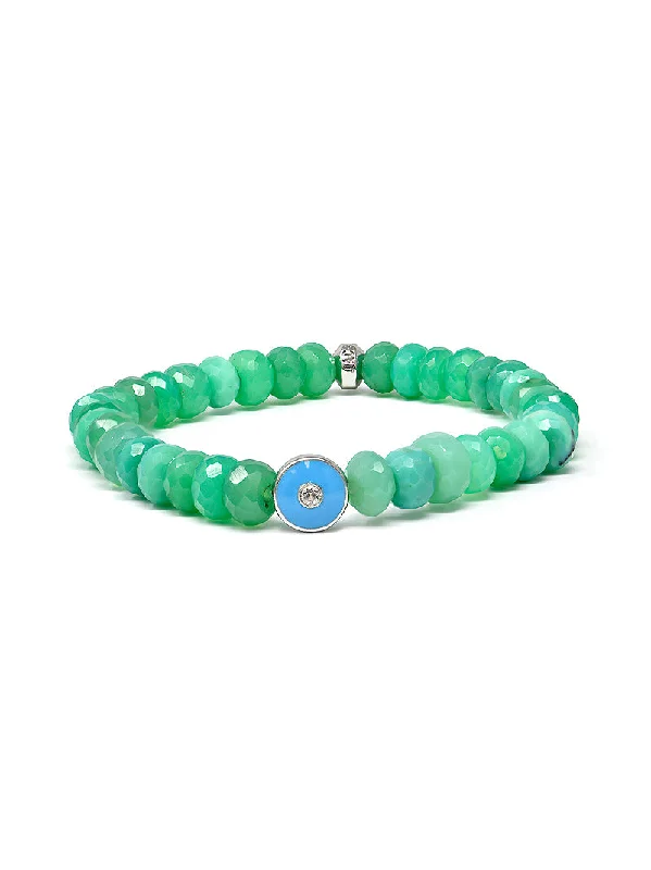 Jac + Jo Soul Chrysoprase Rondelle Bracelet