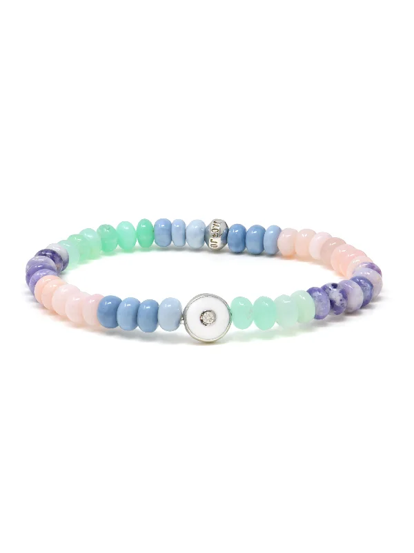 Jac + Jo Soul Pastel Opal Rondelle Bracelet