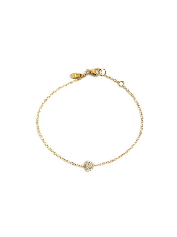 Love Letter Pavé Heart Bracelet