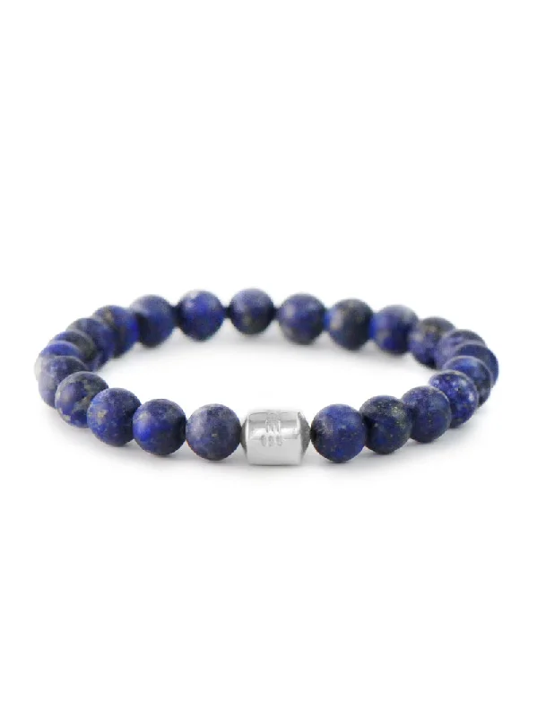 Bohème Men's Matte Lapis Bracelet