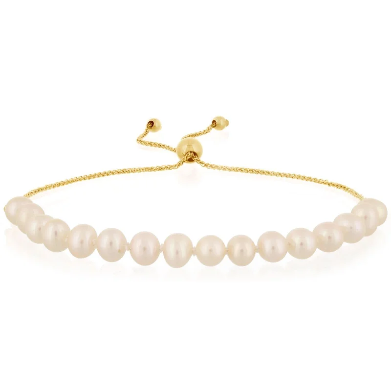 Bolo Pearl Bracelet