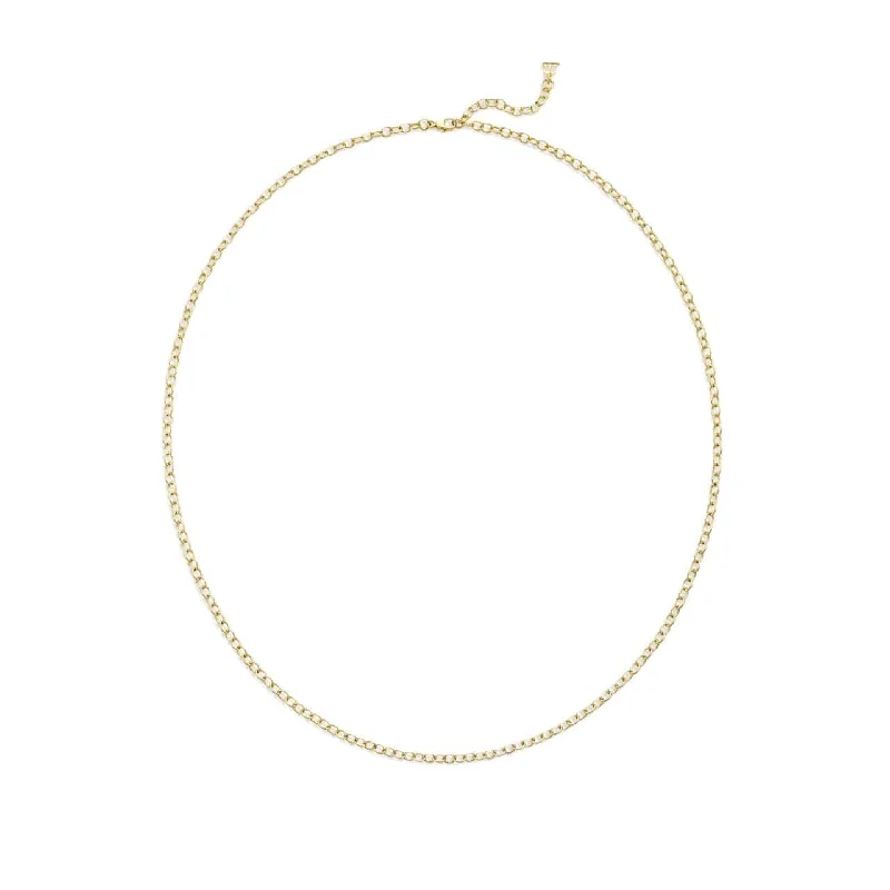 Temple St. Clair 18K Yellow Gold Small Round Link Chain Necklace