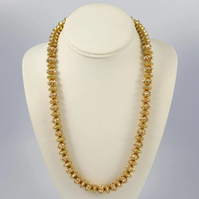 Gold Bead Necklace