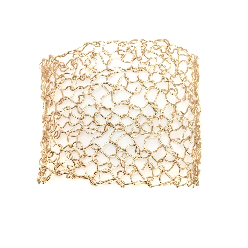 Gold Woven Cuff