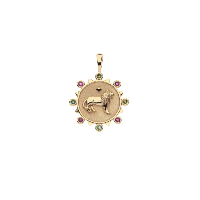 Jane Win COURAGE Petite Embellished Pendant Necklace