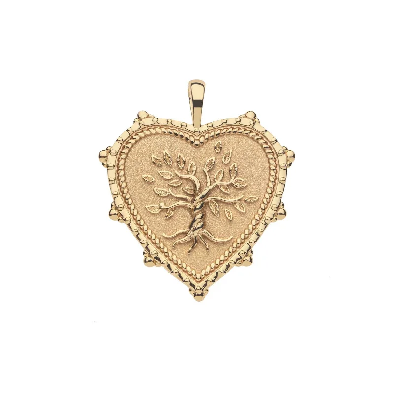 Jane Win FAITH Heart Pendant Necklace