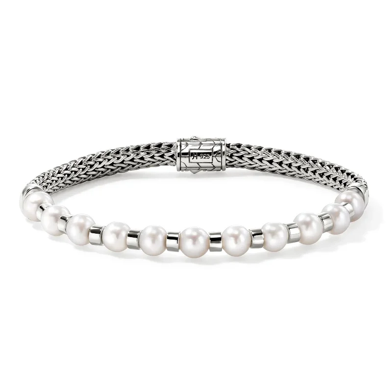 JOHN HARDY Essential Pearl Chain Bracelet