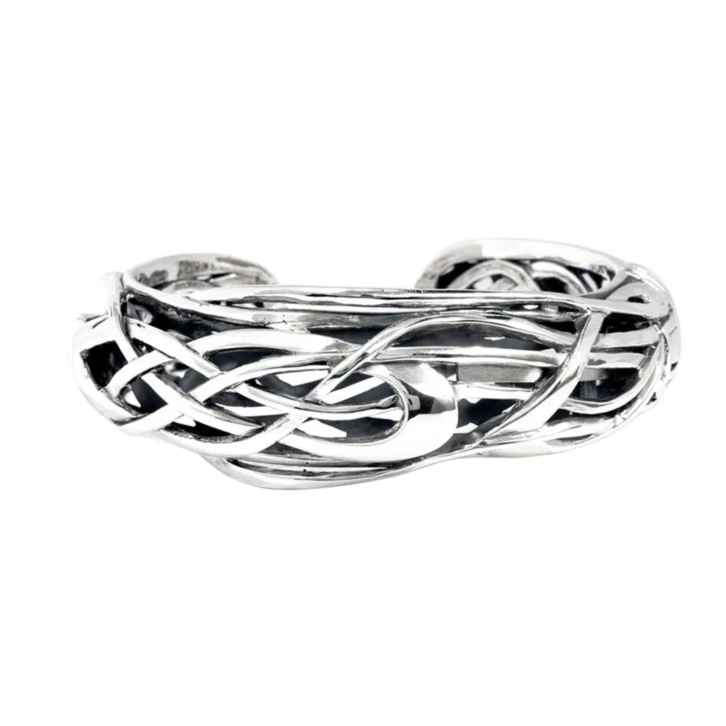 Keith Jack Sterling Silver Celtic Knot Bangle