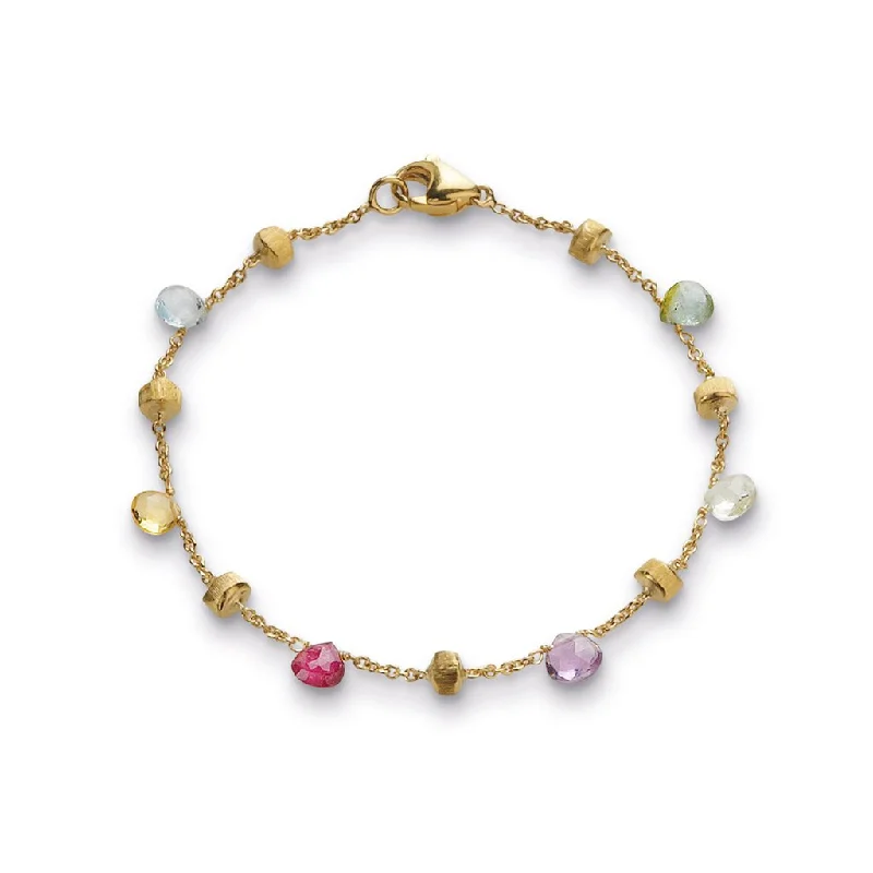 Marco Bicego Paradise 18K Yellow Gold Multi-Stone Bracelet