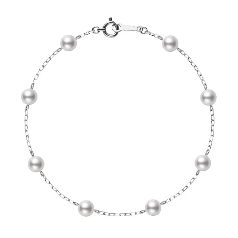 MIKIMOTO 6-6.5MM "Tin Cup" Akoya Cultured Pearl Bracelet