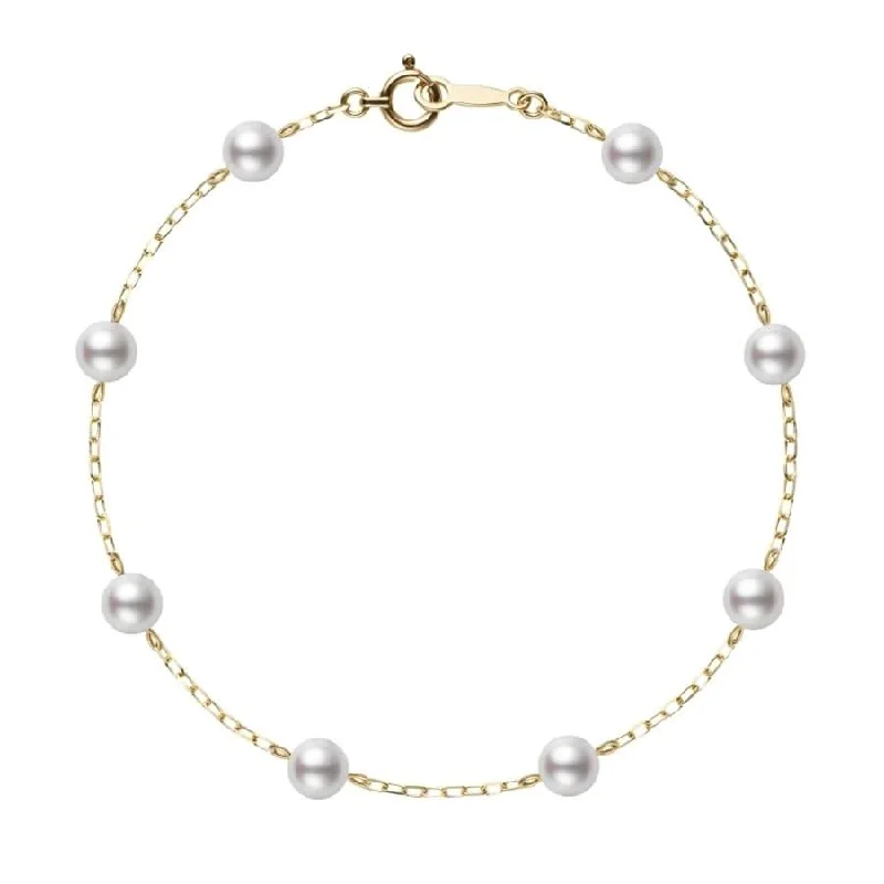 MIKIMOTO 6-6.5MM "Tin Cup" Akoya Cultured Pearl Bracelet