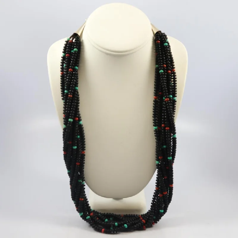 Multi-Stone Bead Necklace