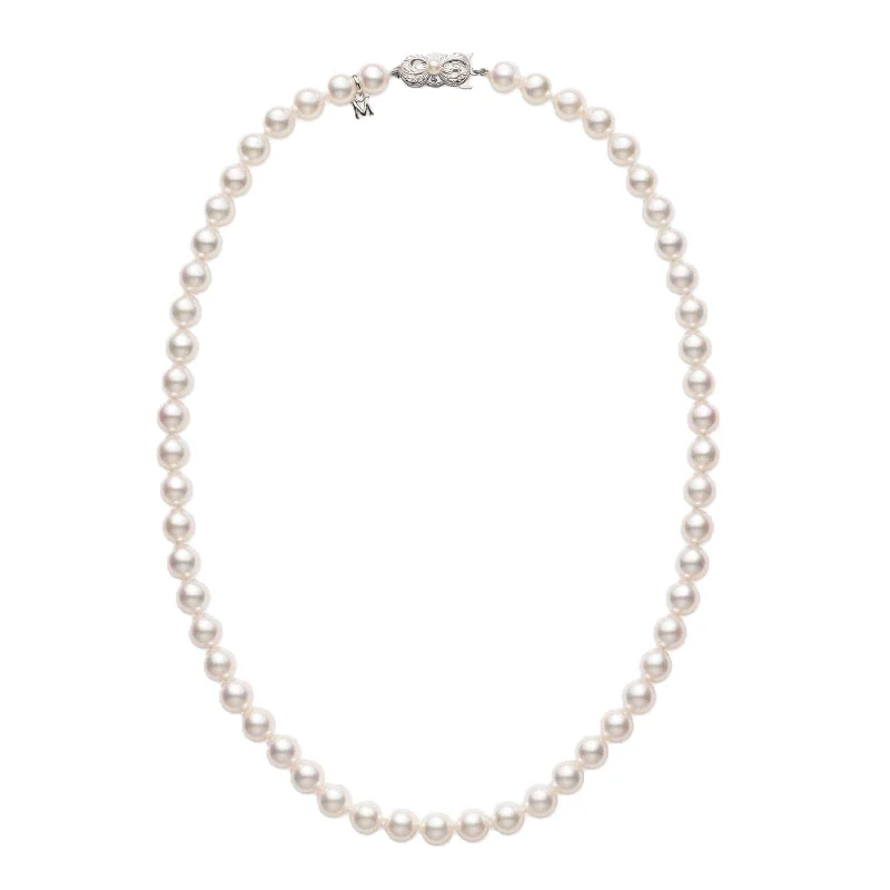 Mikimoto 18" Akoya Cultured 10x9.5mm Pearl Strand Necklace