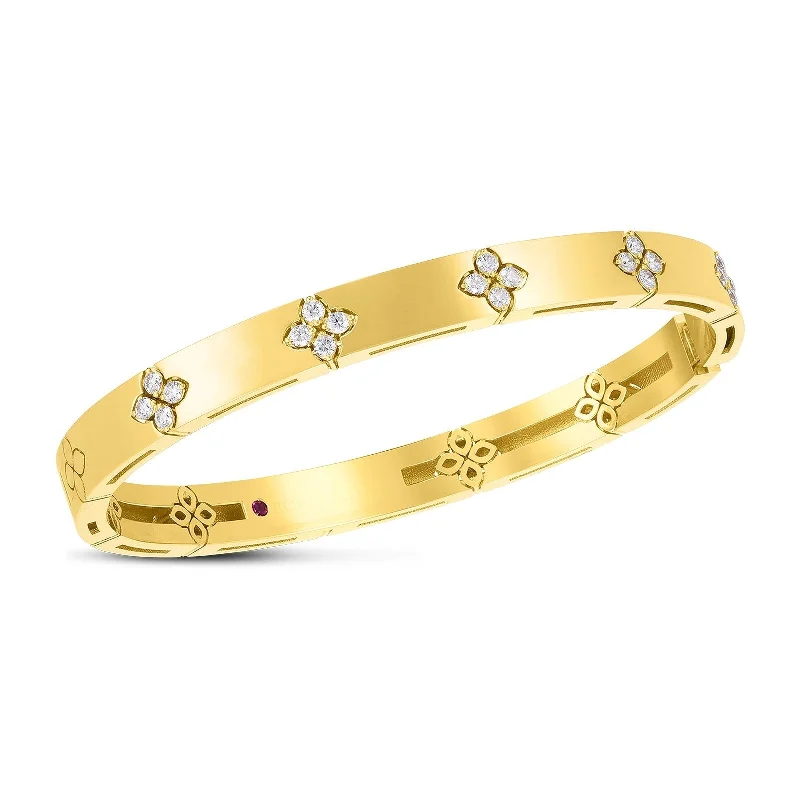 ROBERTO COIN Love in Verona Medium Diamond Bangle